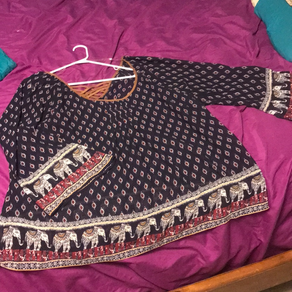 Rue 21 elephant blouse